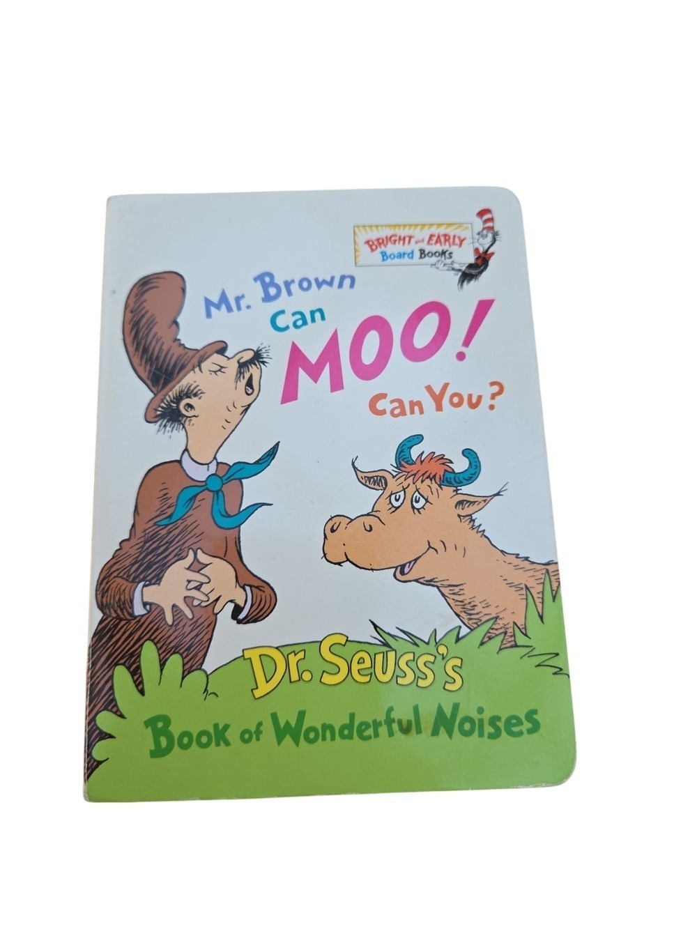 Dr. Seuss Mr. Brown Can Moo! Board Book - White, Green, Pink, Blue, Brown